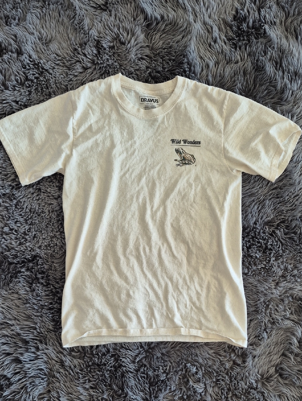 DRAVUS 100% cotton tee, S, EUC